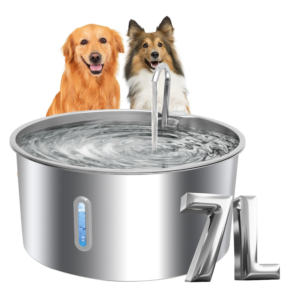 Dog Water Fountain for Large Dogs