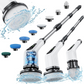 Electric Spin Scrubber, Leebein New Cordless Cleaning Brush with 8 Replaceable