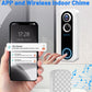 4MP Doorbell Camera Wireless Works with Alexa,