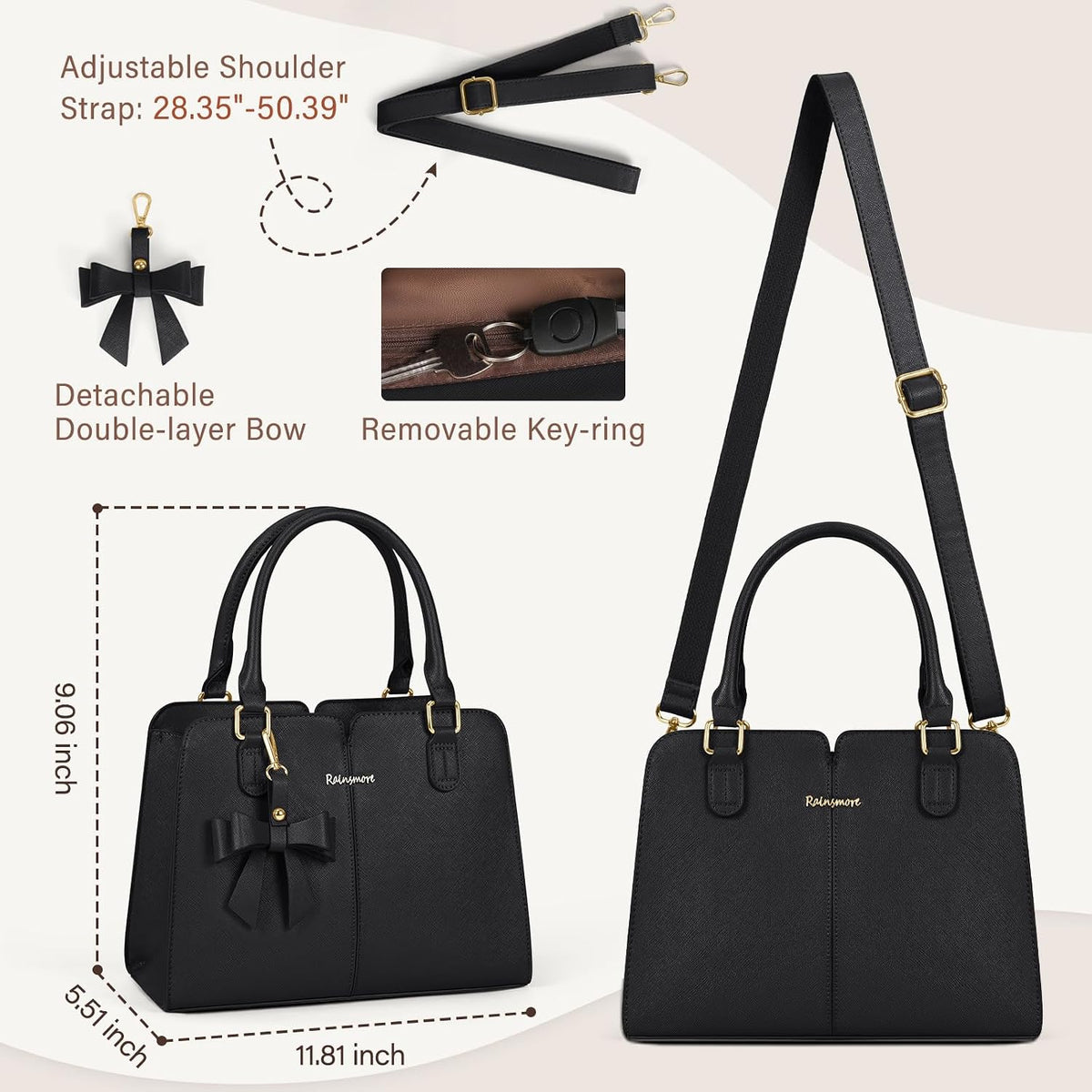 bella-bow-top-handle-bag photo 5