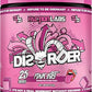 Faction Labs Disorder Original Pre-Workout Powder, Pink Bits (Strawberries & Cream) Flavour, 225 g (25 Serves) – High-Stim Formula for Energy and Focus – Vegan & Gluten Free – Almost Zero Sugar