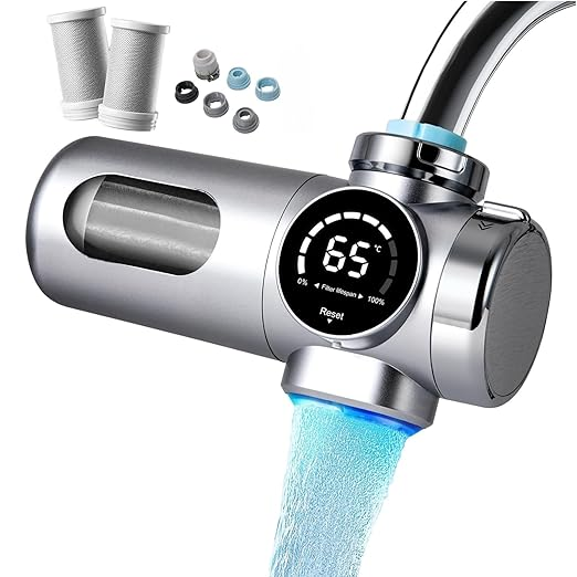 Forubar UV Faucet Water Filter, Smart Purifier | NSF-Certified Lead