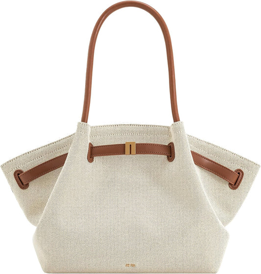 hana-medium-woven-tote photo 1