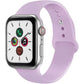 For Apple Watch Band 38Mm 40Mm 41Mm 42Mm 44Mm 45Mm 46Mm 49Mm Soft Silicone Sport Strap Compatible for Apple Iwatch Ultra 2 Ultra Series 10/9/8/7/6/5/4/3/2/SE 2/Se(White,38/40/41/42Mm(Series 10)-S/M)