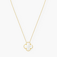 White Pearl Necklace in Gold