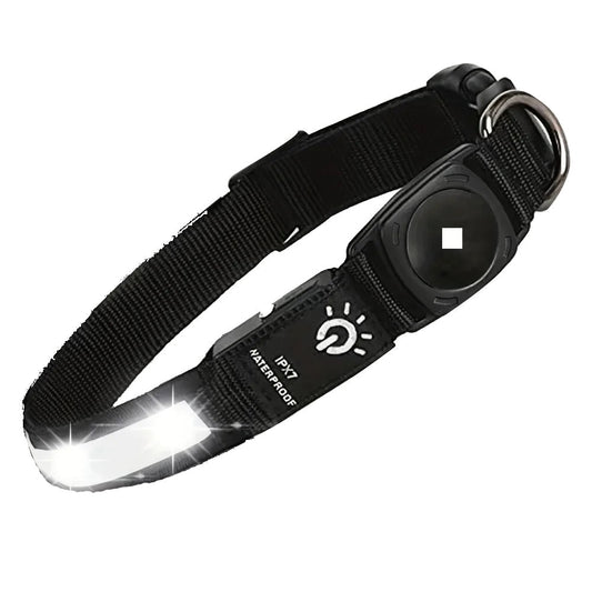 Waterproof LED Dog Collar - Black