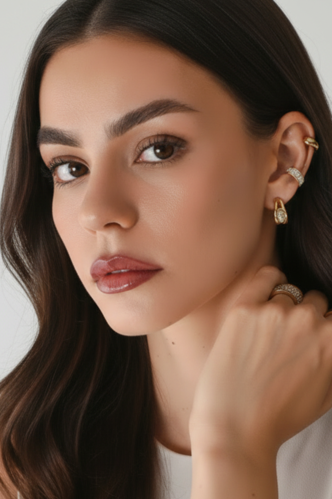 Portman Ear Cuff Set 3 - 18K Gold Plated