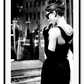 Audrey Hepburn iconic model celebrity black and white cigarette photography fashion print 