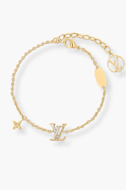 Marseilles Pave Bracelet - Gold 16cm + 2cm Extension