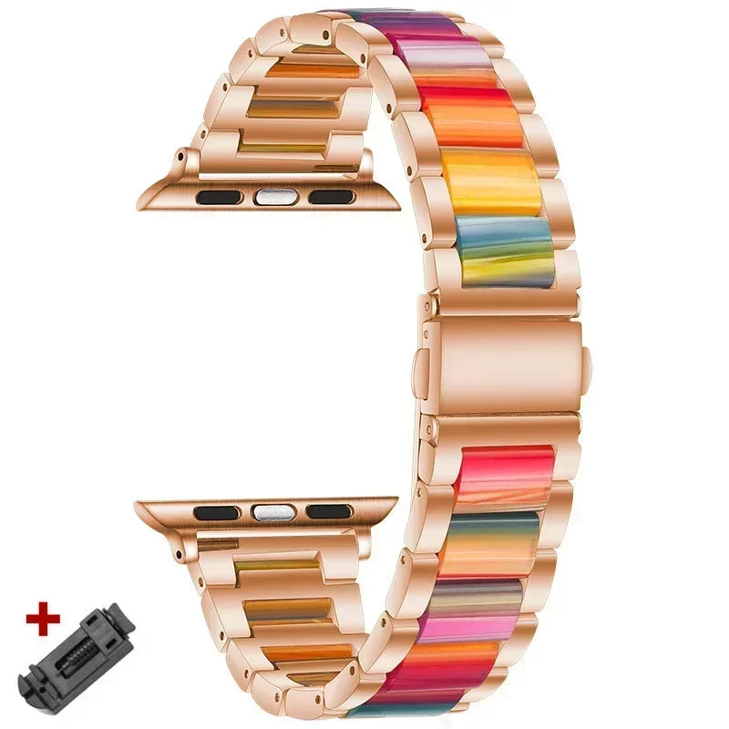 Bandelle Stainless Steel Resin Strap