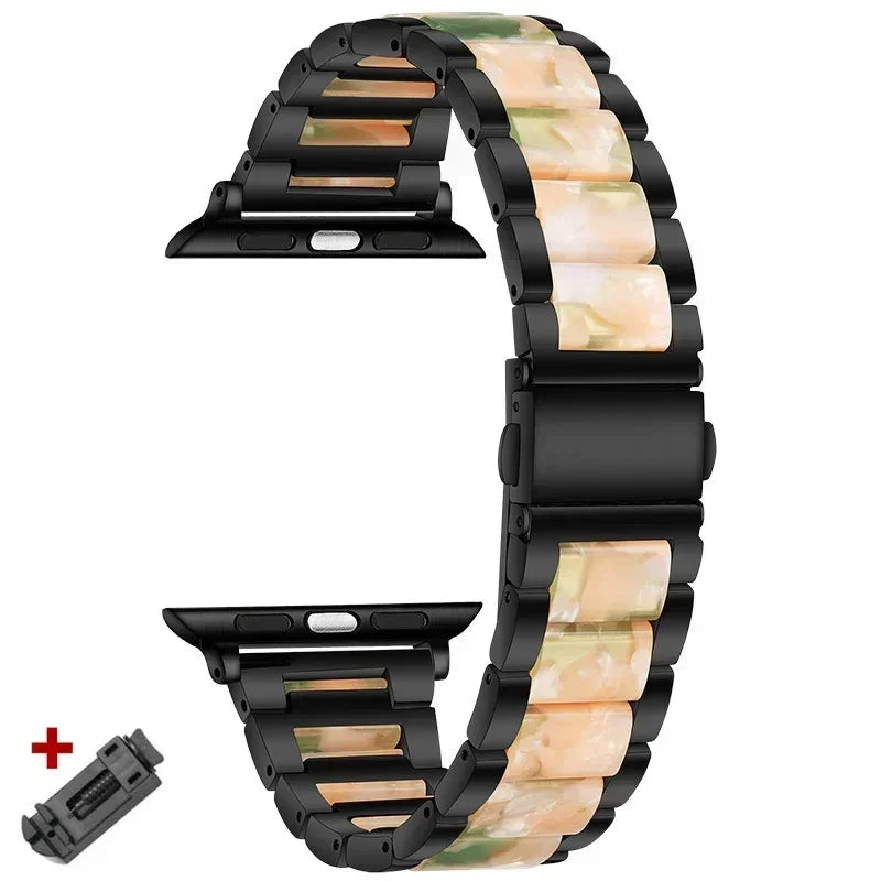 Bandelle Stainless Steel Resin Strap