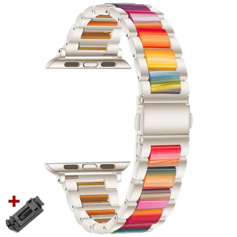 Bandelle Stainless Steel Resin Strap