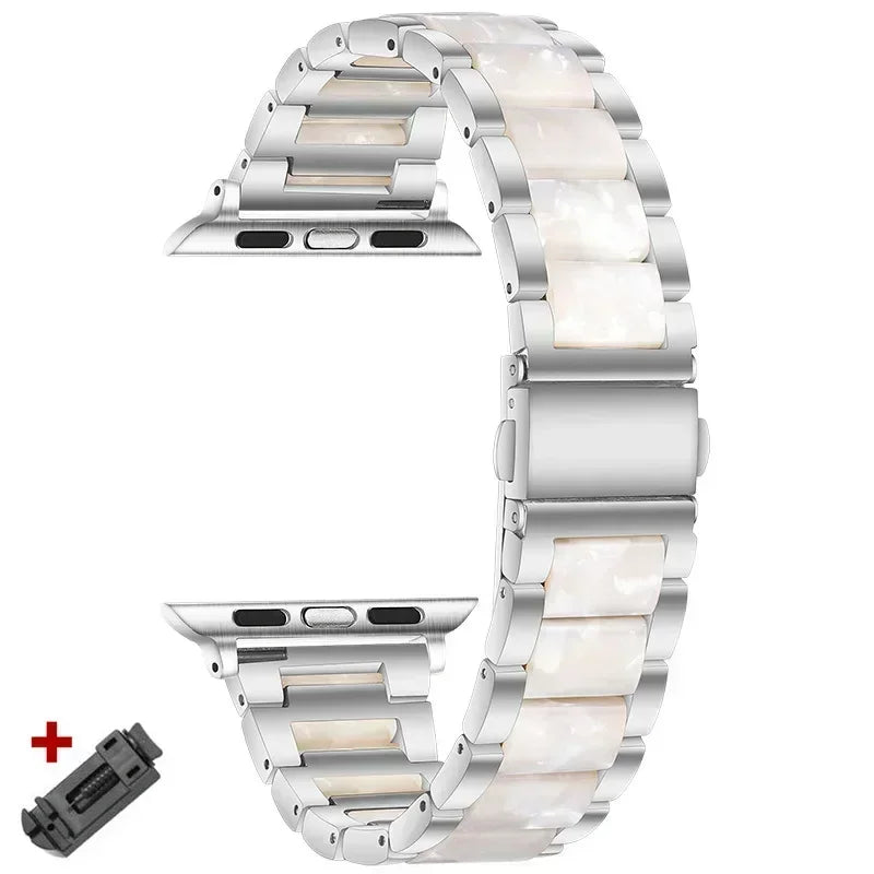 Bandelle Stainless Steel Resin Strap