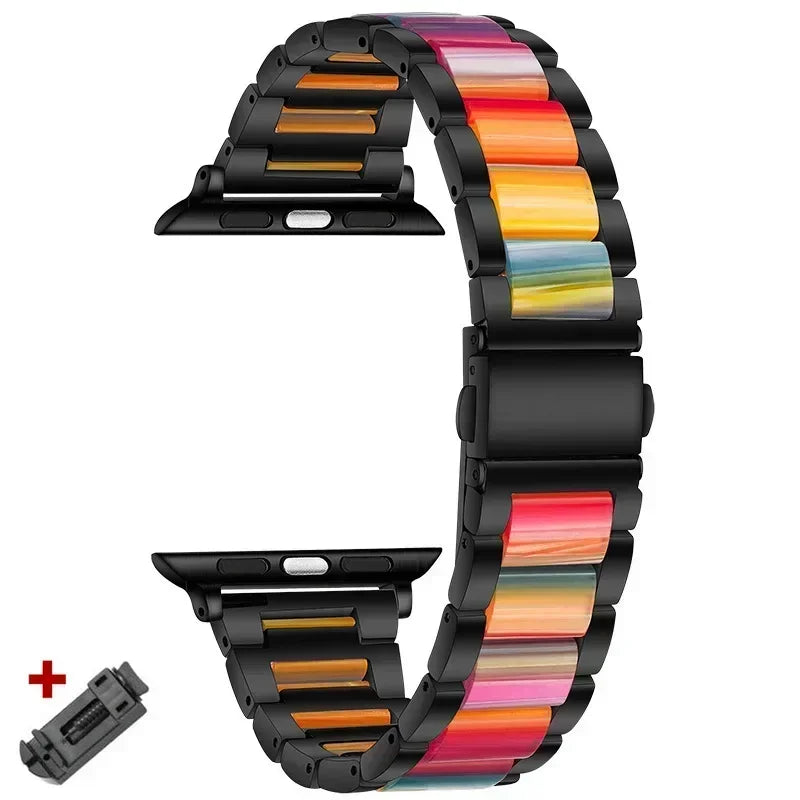 Bandelle Stainless Steel Resin Strap
