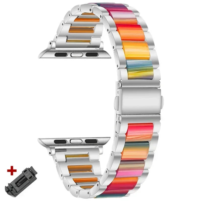 Bandelle Stainless Steel Resin Strap