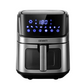 Devanti Air Fryer 6.5L LCD Fryers Clear Window