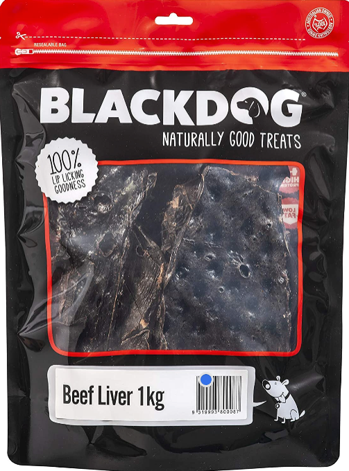 Blackdog Beef Liver - 1kg Bag