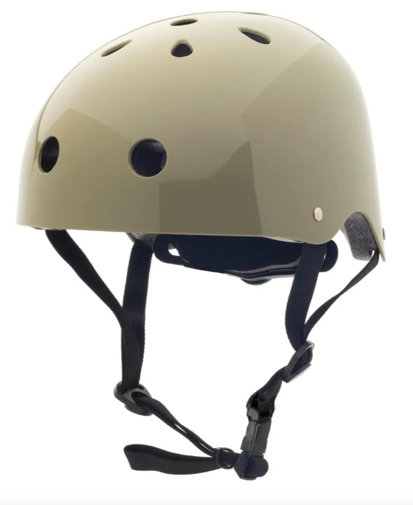Coconuts Vintage Green Kids Helmet with Magnetic No-Pinch Closure