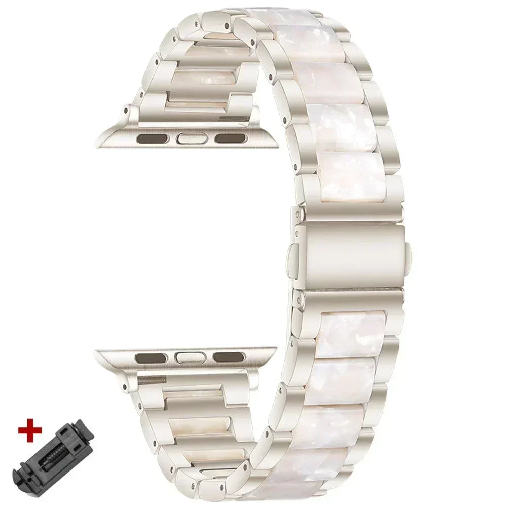 Bandelle Stainless Steel Resin Strap