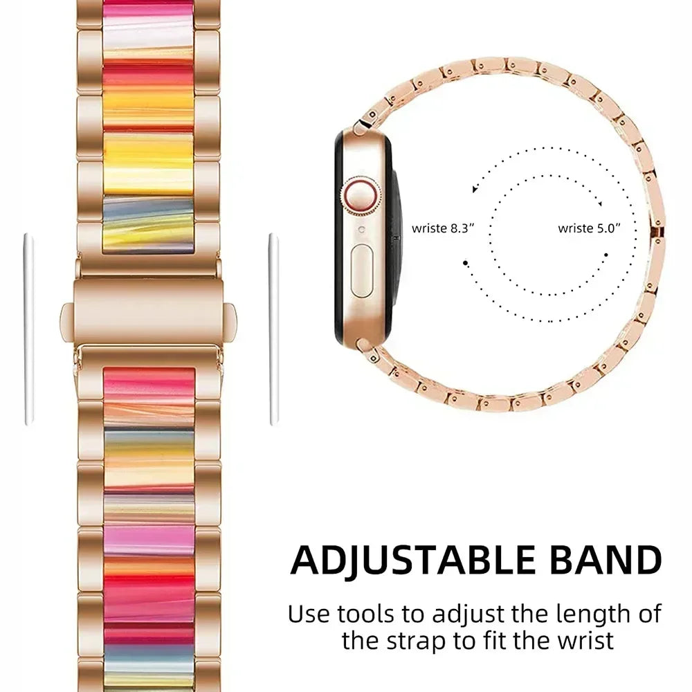 Bandelle Stainless Steel Resin Strap