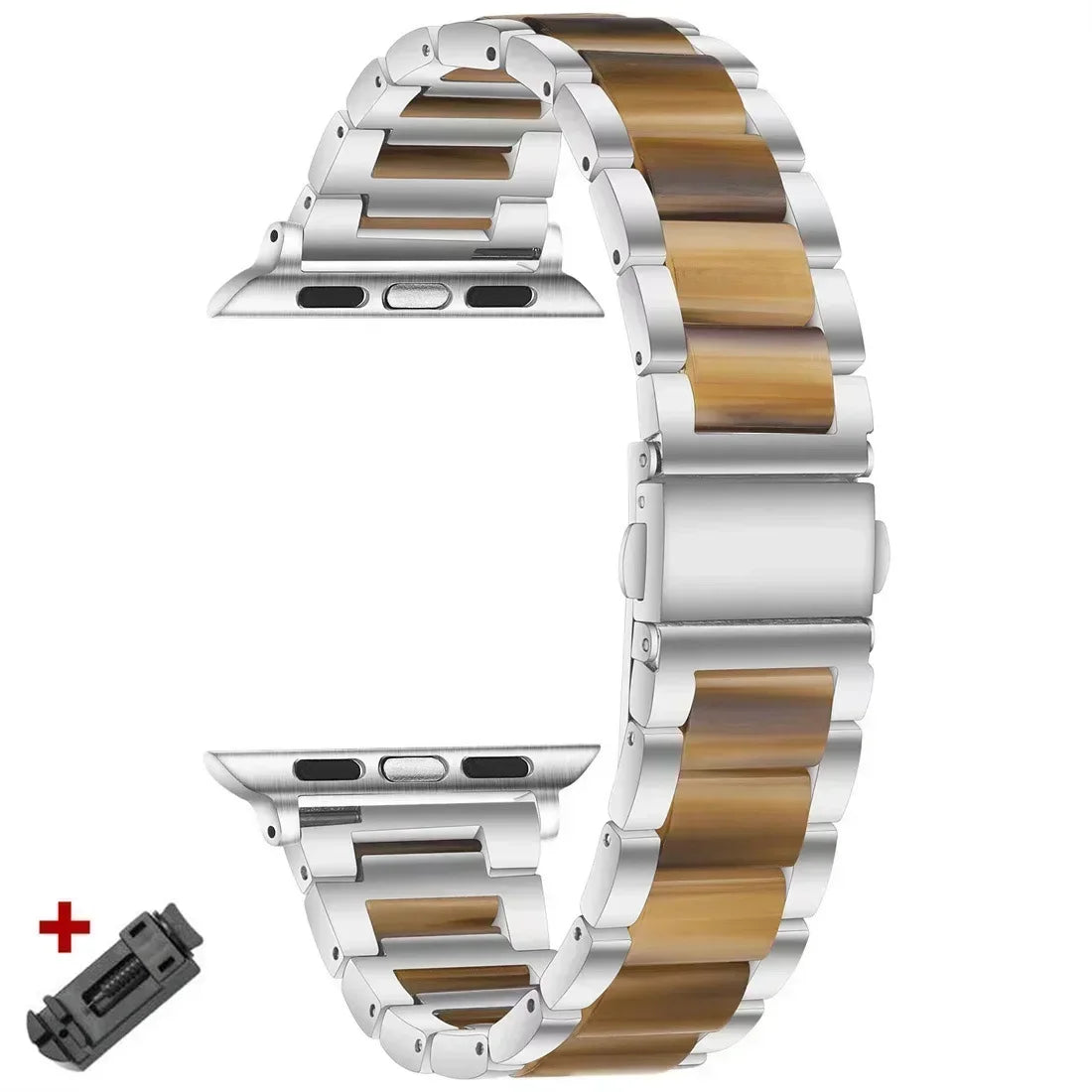 Bandelle Stainless Steel Resin Strap