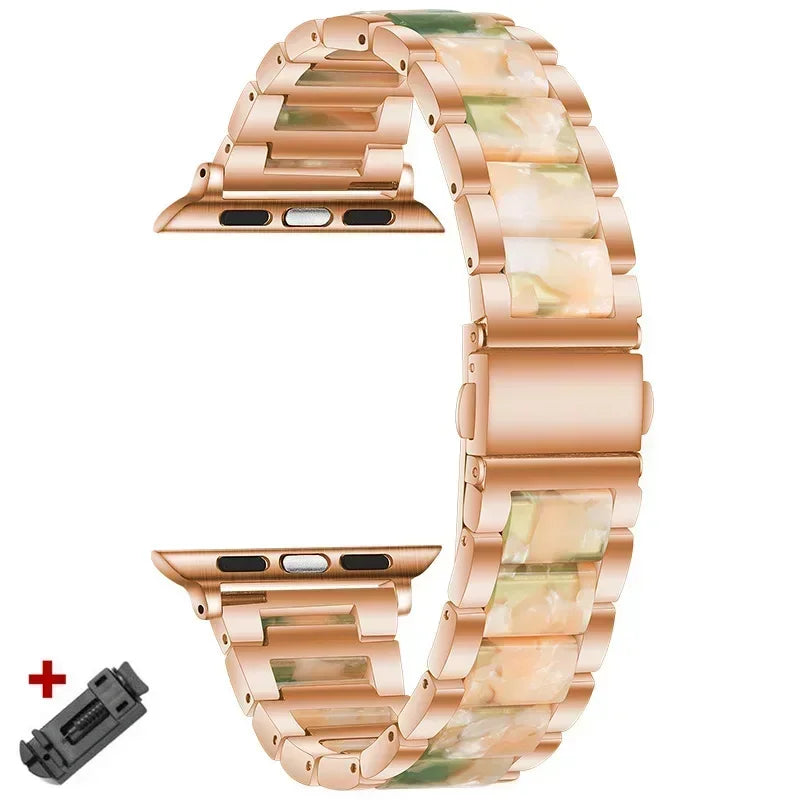 Bandelle Stainless Steel Resin Strap