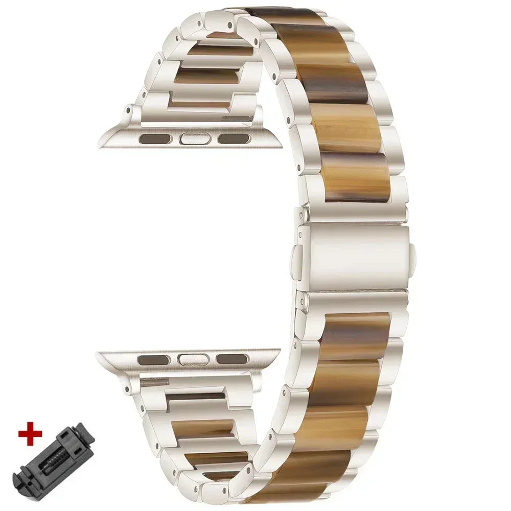 Bandelle Stainless Steel Resin Strap