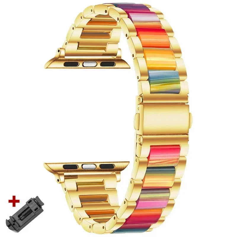Bandelle Stainless Steel Resin Strap
