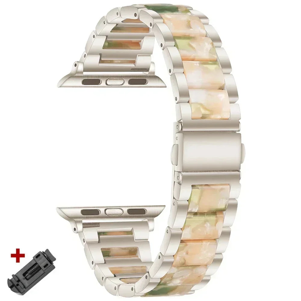 Bandelle Stainless Steel Resin Strap