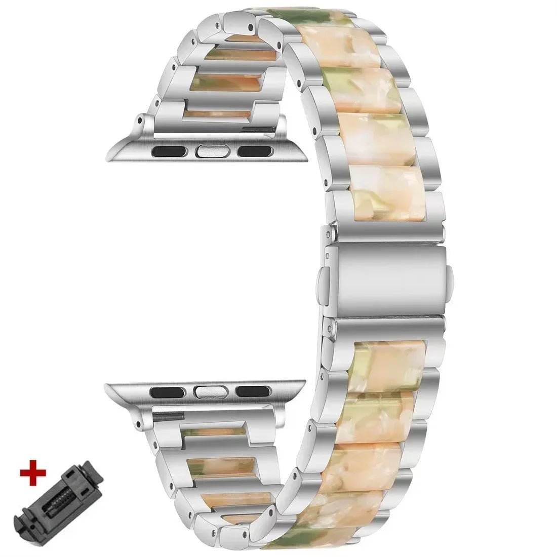 Bandelle Stainless Steel Resin Strap