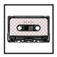 gucci cassette framed art print wall black white pink 