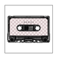 gucci cassette framed art print wall black white pink 