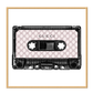 gucci cassette framed art print wall black white pink 