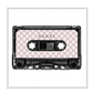 gucci cassette framed art print wall black white pink 