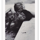 Fashion model iconic photography nude smoking spa sexy celebrity black and white  