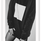 A black and white fashion wall art of a sexy lady wearing jumper and leggings.