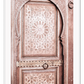 Morrocco print architechture india rust warm pattern tones archway door 