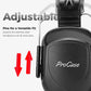 2 Pack Noise Reduction Ear Muffs, NRR 28Db Hearing Protection Headphones Headset Professional Noise Cancelling Ear Defenders for Construction Work -Red