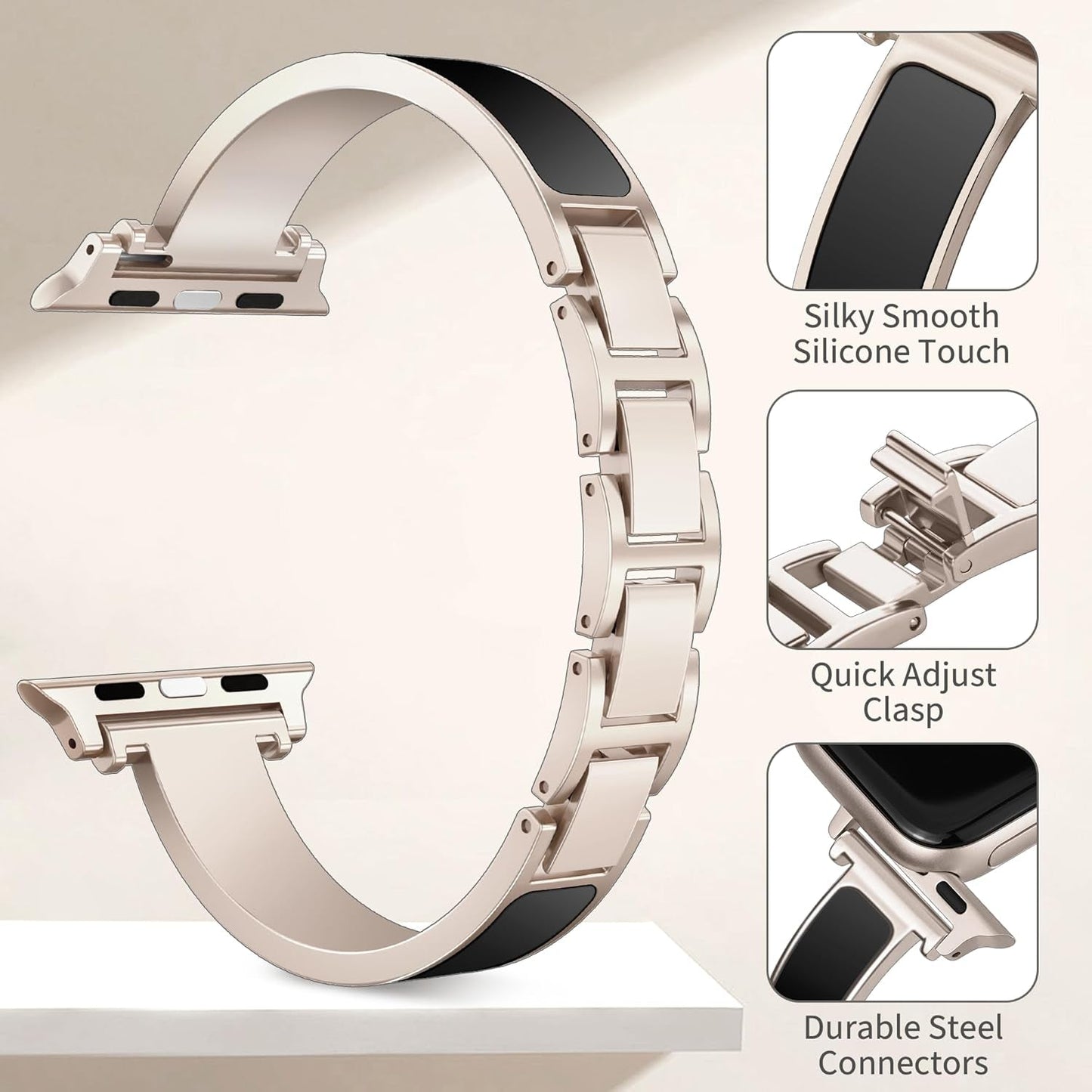 Bandelle Elegant Fusion Apple Watch Band for All Series