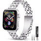 Watch Band for Apple Watch Women Bands 38Mm 40Mm 41Mm 42Mm 44Mm 45Mm 49Mm, Metal Thin Stainless Steel Dressy Iwatch Band Adjustable Strap for Series Ultra 8 7 6 5 4 3 2 SE 1