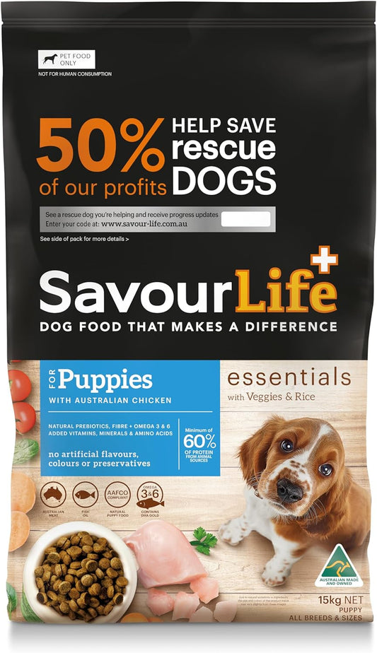 Essentials Chicken Puppy Dog Food 15Kg
