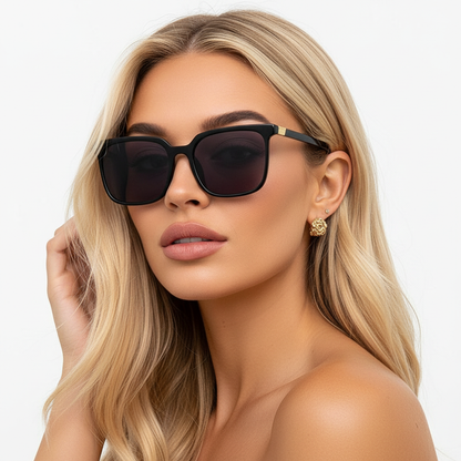 Elle Radiant Elegance Sunglasses - Black / Grey