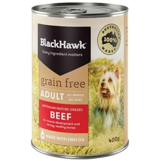 Adult All Breed Grain Free Beef Wet Dog Food 400 G (Pack of 12)