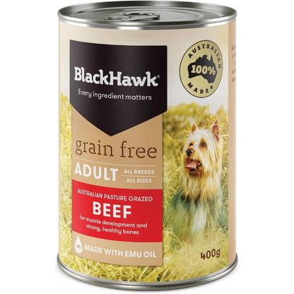 Adult All Breed Grain Free Beef Wet Dog Food 400 G (Pack of 12)