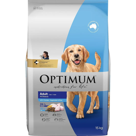 Adult Chicken with Vegetables and Rice Dry Dog Food, 15 Kg - Paws and Pats