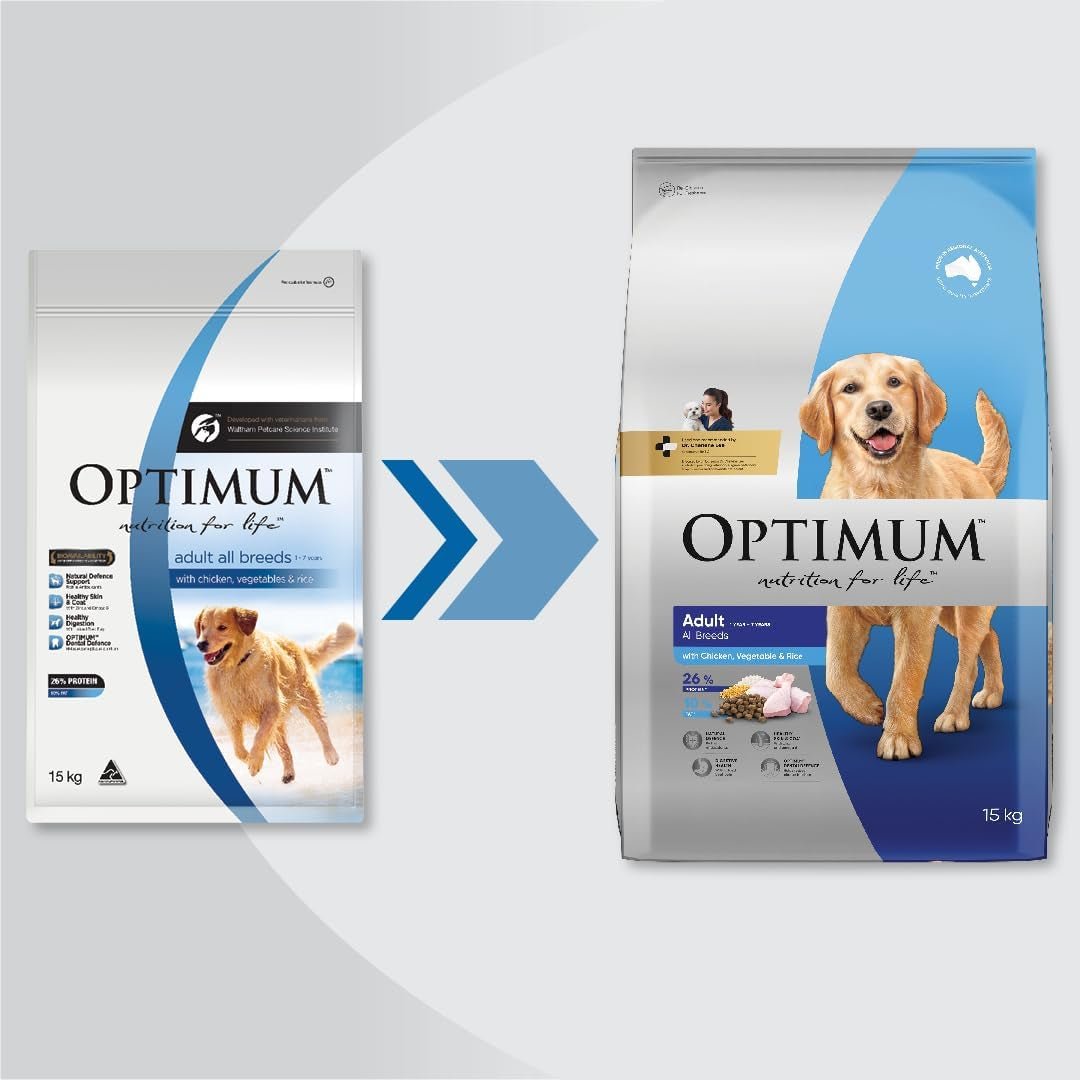 Adult Chicken with Vegetables and Rice Dry Dog Food, 15 Kg - Paws and Pats