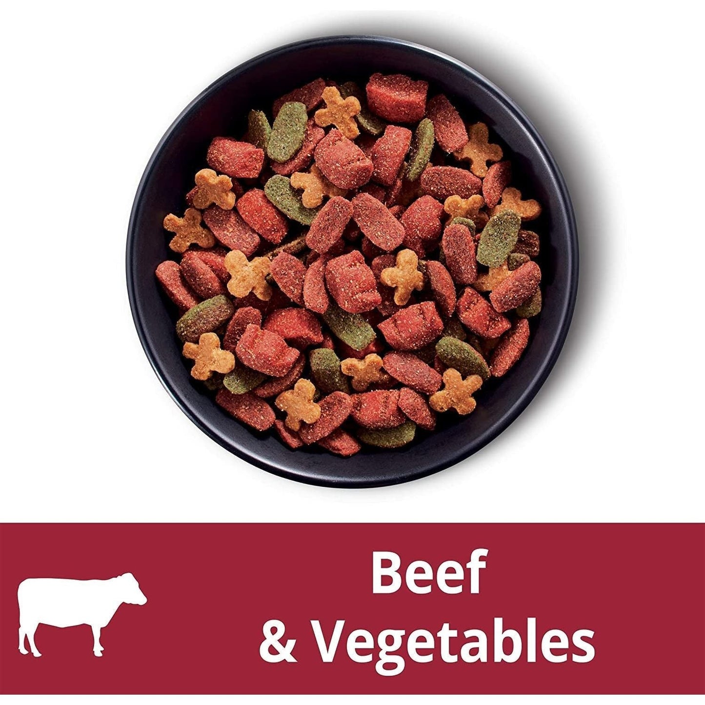 Adult Dry Dog Food Gourmet Beef & Vegetables 1.5Kg Bag, 4 Pack