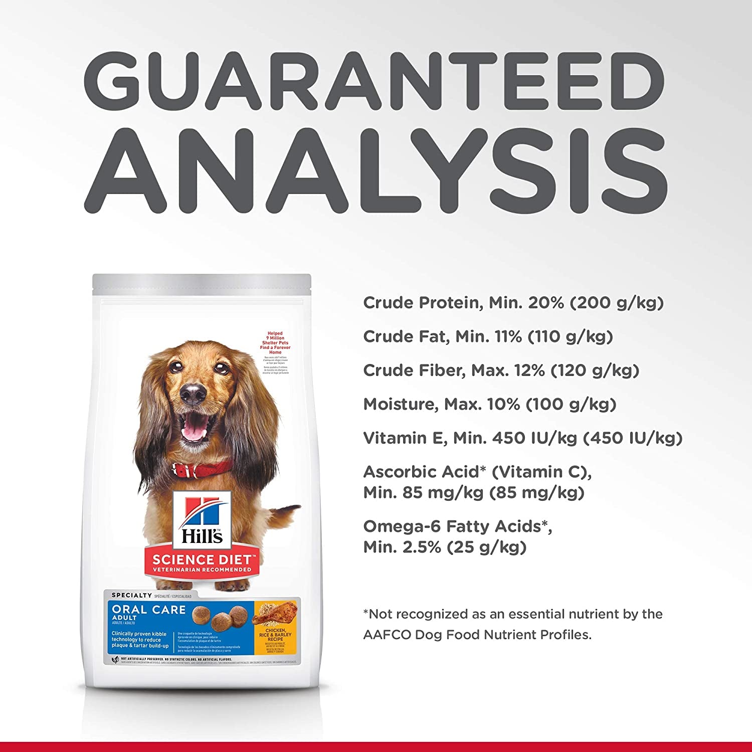 Adult Oral Care Chicken, Rice & Barley Recipe Dry Dog Food 2Kg Bag - Paws and Pats