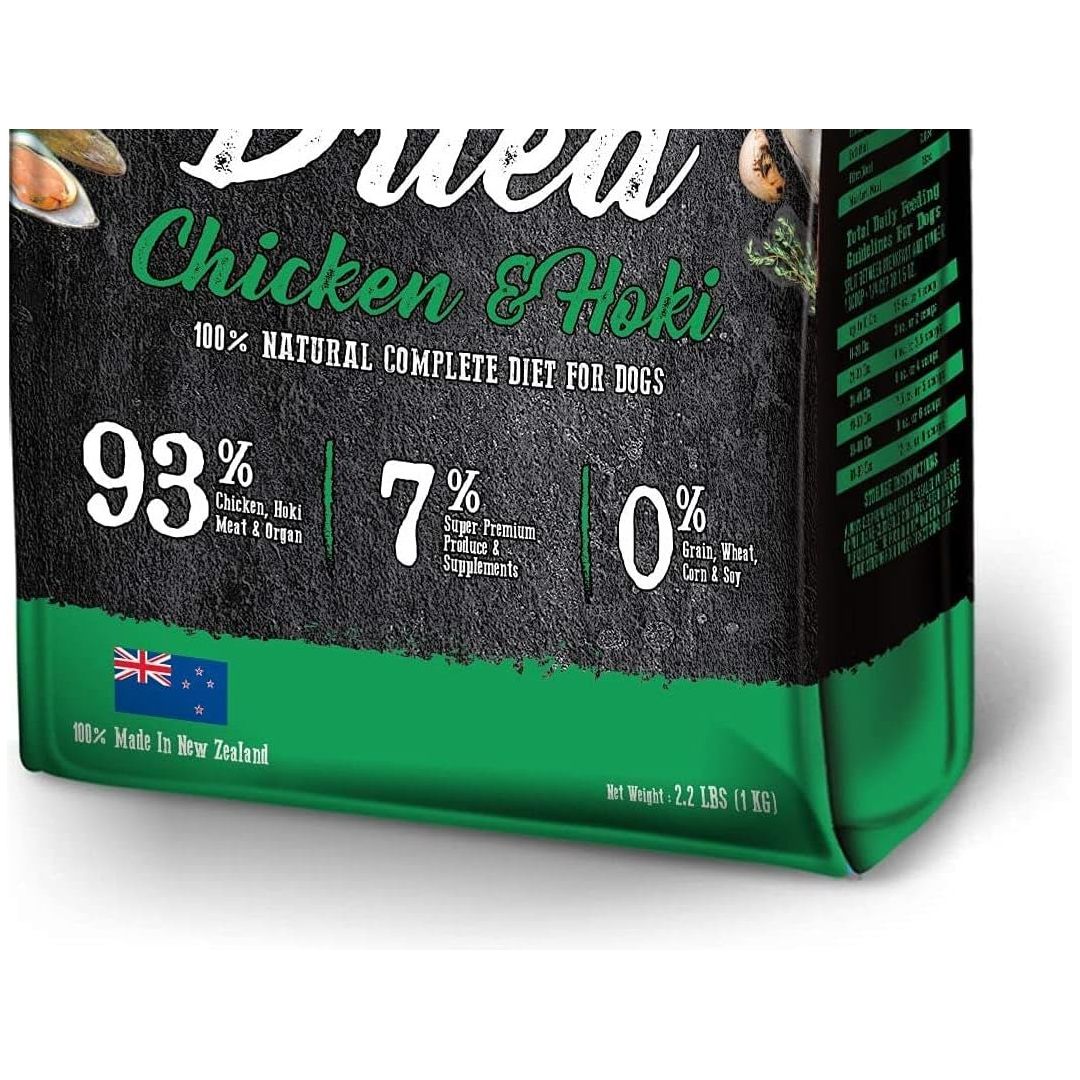 Air Dried Dog Food, Chicken and Hoki 1 Kg - Paws and Pats