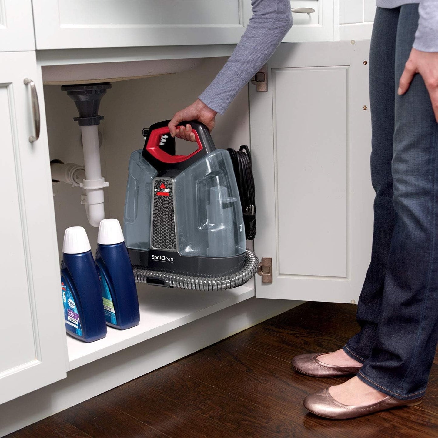 Spotclean Proheat, Carpet Cleaner with Heatwave Technology, Portable Spot Cleaner, Powerful Upholstery Cleaner with 330W Motor, Carpet Stain Remover for Carpets, Sofa Cleaner & Car, 36981